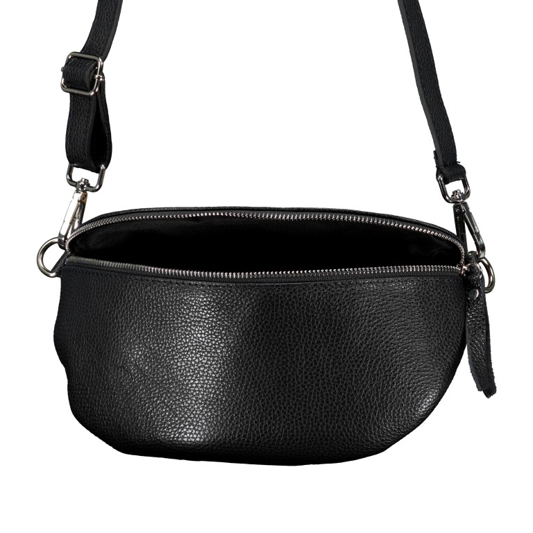 Gürteltasche mit Silberfittings, Marke: Hausfelder Manufaktur, Abmessungen in cm: 25x14x8, Bild 6 von 6