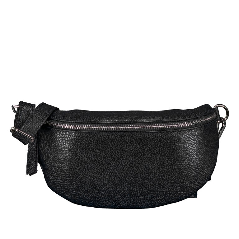Gürteltasche mit Silberfittings, Marke: Hausfelder Manufaktur, Abmessungen in cm: 25x14x8, Bild 1 von 6