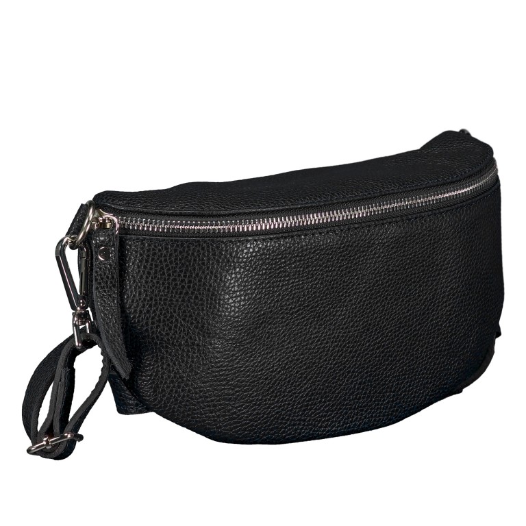 Gürteltasche mit Silberfittings, Marke: Hausfelder Manufaktur, Abmessungen in cm: 25x14x8, Bild 2 von 6