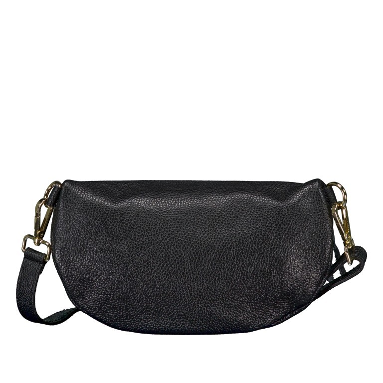 Gürteltasche / Umhängetasche mit Goldfittings, Marke: Hausfelder Manufaktur, Abmessungen in cm: 25x14x8, Bild 3 von 6
