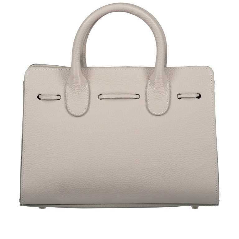 Handtasche Dollaro Weiß, Farbe: weiß, Marke: Hausfelder Manufaktur, EAN: 4065646003545, Abmessungen in cm: 28.5x21x12, Bild 3 von 8