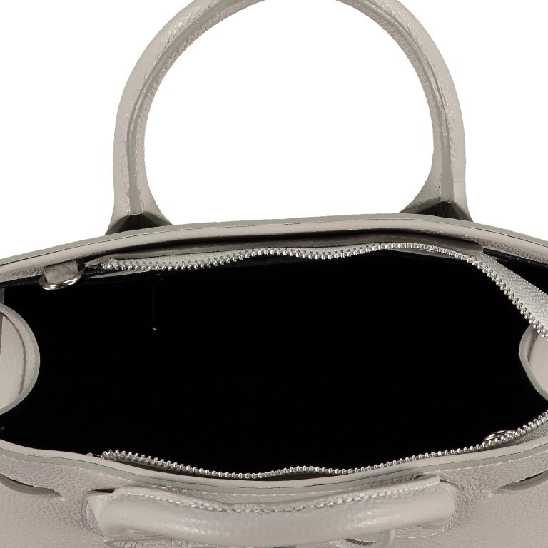 Handtasche Dollaro Schwarz, Farbe: schwarz, Marke: Hausfelder Manufaktur, EAN: 4065646003521, Abmessungen in cm: 28.5x21x12, Bild 7 von 8