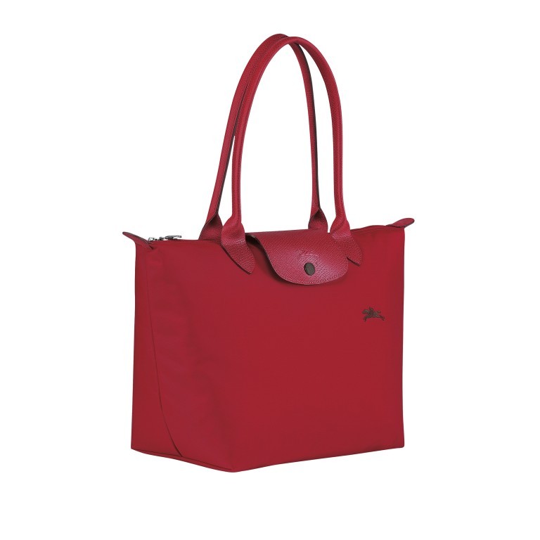 Shopper Le Pliage Club Shopper S Hellrot, Farbe: rot/weinrot, Marke: Longchamp, EAN: 3597921821625, Abmessungen in cm: 28x25x14, Bild 2 von 4