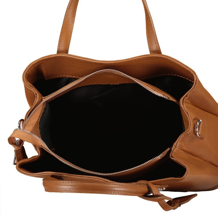 Handtasche Hellbraun, Farbe: braun, Marke: Hausfelder Manufaktur, EAN: 4065646004634, Bild 8 von 8