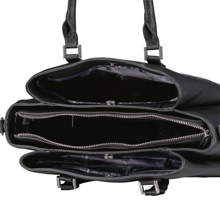 Handtasche Jones Black, Farbe: schwarz, Marke: U.S. Polo Assn., EAN: 8052792838974, Abmessungen in cm: 31x24.5x13, Bild 8 von 10