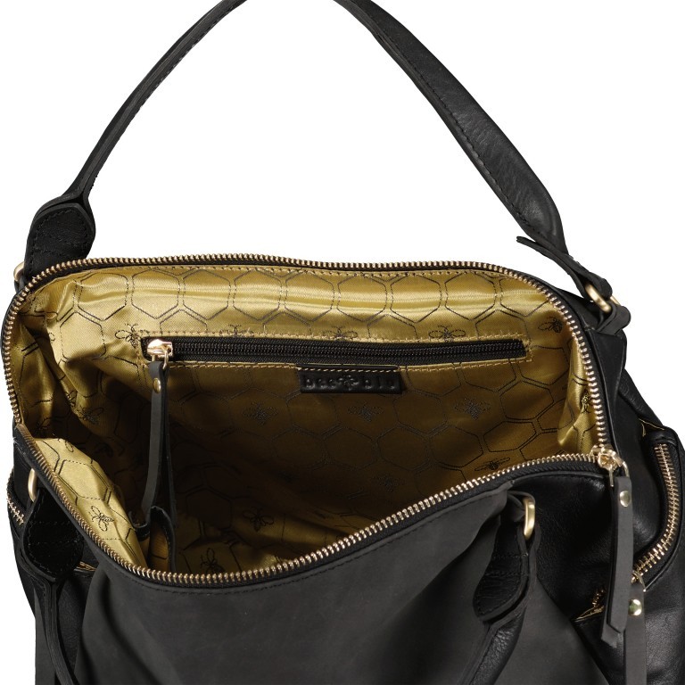 Handtasche Samantha Black, Farbe: schwarz, Marke: Bee Blu, EAN: 4046478052499, Abmessungen in cm: 27.5x21x13, Bild 7 von 7