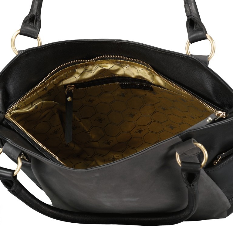 Handtasche Reva Black, Farbe: schwarz, Marke: Bee Blu, EAN: 4046478052949, Bild 8 von 8