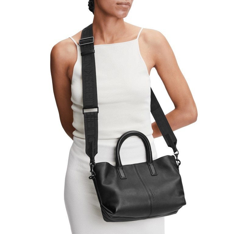 Handtasche Chelsea Shopper S Black, Farbe: schwarz, Marke: Liebeskind Berlin, EAN: 4064657277037, Abmessungen in cm: 27x20.5x12, Bild 3 von 5