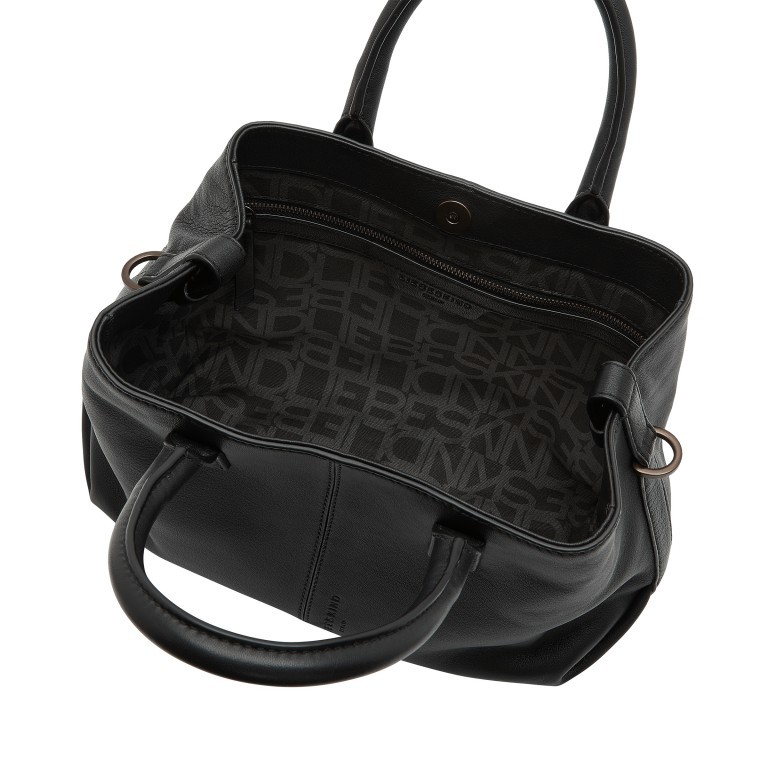 Handtasche Chelsea Shopper S Black, Farbe: schwarz, Marke: Liebeskind Berlin, EAN: 4064657277037, Abmessungen in cm: 27x20.5x12, Bild 4 von 5