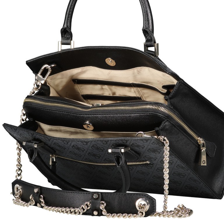 Shopper Alisa Coal, Farbe: schwarz, Marke: Guess, EAN: 0190231486381, Abmessungen in cm: 31.5x23x13, Bild 8 von 9