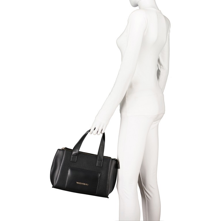 Handtasche Willow Nero, Farbe: schwarz, Marke: Valentino Bags, EAN: 8058043446462, Abmessungen in cm: 30x21x11, Bild 4 von 7
