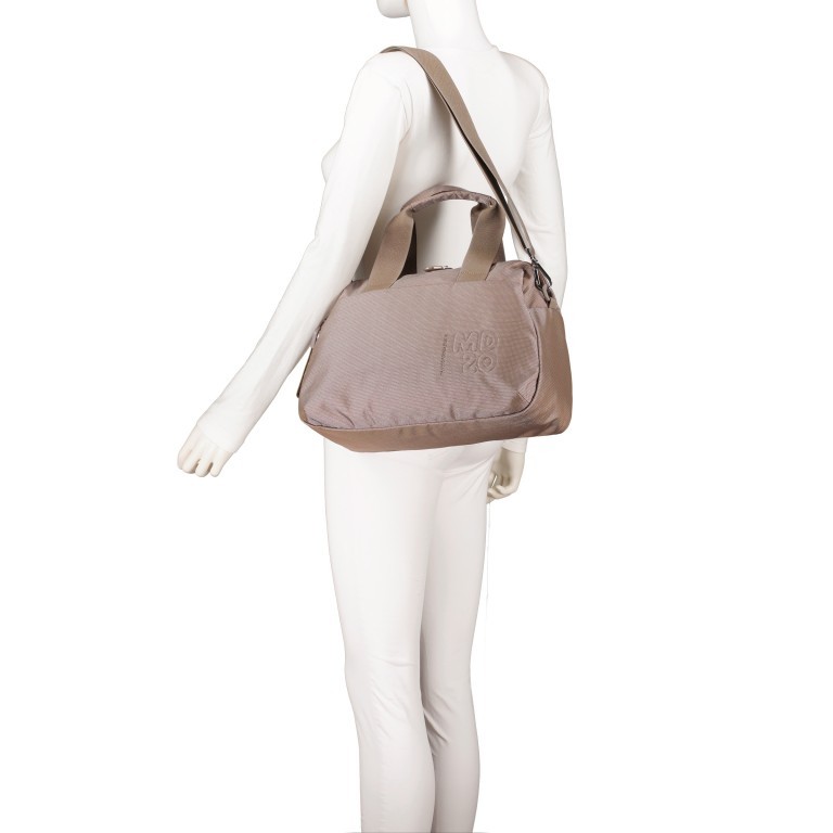 Handtasche MD20 QMT13 Taupe, Farbe: taupe/khaki, Marke: Mandarina Duck, EAN: 8032803726254, Abmessungen in cm: 34x24x14, Bild 5 von 9