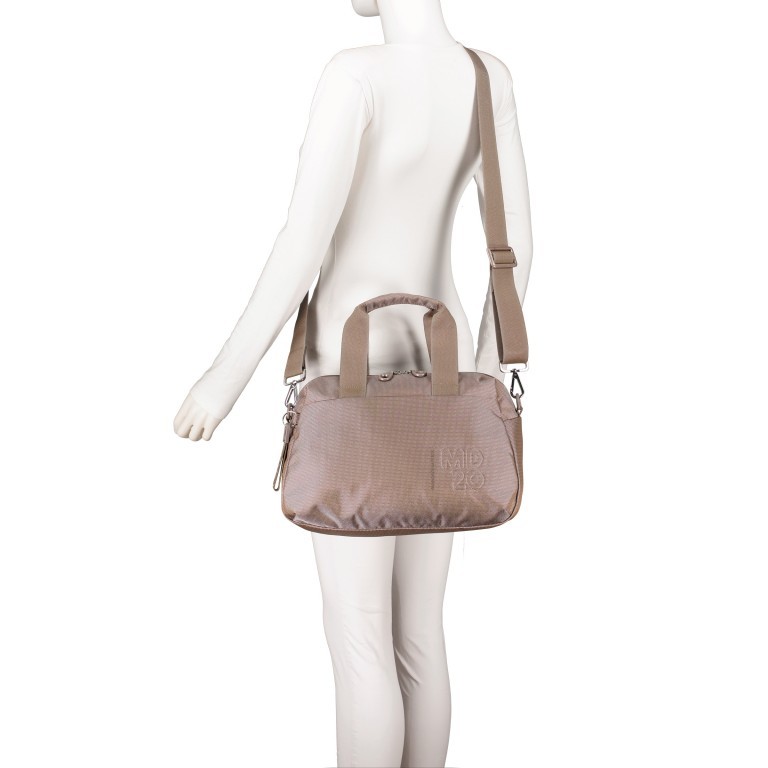 Handtasche MD20 QMT13 Steel, Farbe: grau, Marke: Mandarina Duck, EAN: 8032803726322, Abmessungen in cm: 34x24x14, Bild 6 von 9