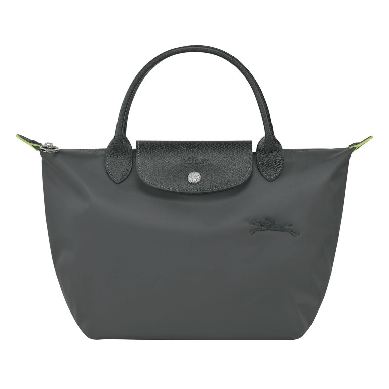 Handtasche Le Pliage Green Handtasche S, Farbe: schwarz, anthrazit, blau/petrol, braun, cognac, taupe/khaki, grün/oliv, rot/weinrot, flieder/lila, rosa/pink, orange, gelb, Marke: Longchamp, Abmessungen in cm: 23x22x14, Bild 1 von 7
