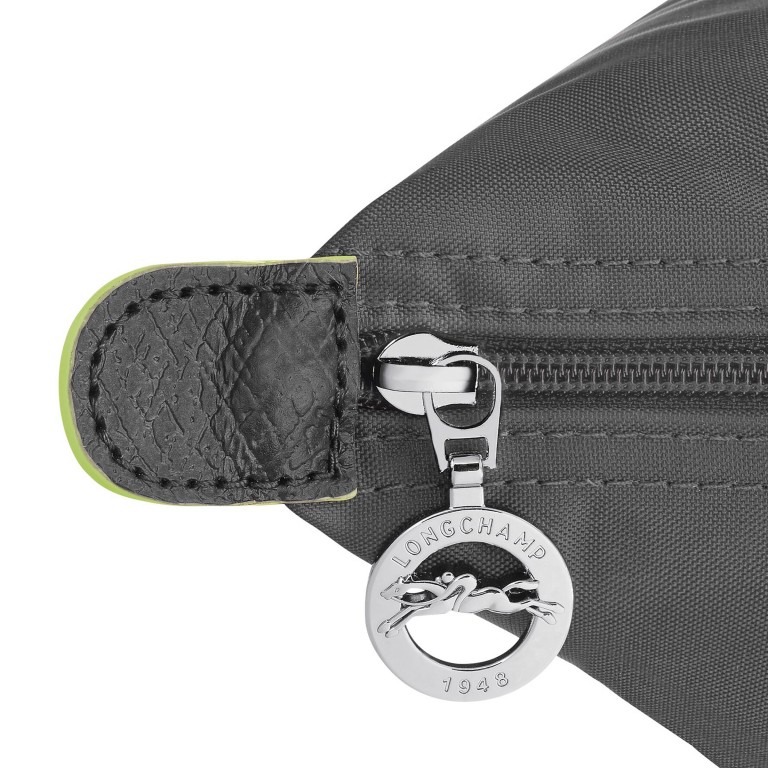 Handtasche Le Pliage Green Handtasche S, Farbe: schwarz, anthrazit, blau/petrol, braun, cognac, taupe/khaki, grün/oliv, rot/weinrot, flieder/lila, rosa/pink, orange, gelb, Marke: Longchamp, Abmessungen in cm: 23x22x14, Bild 7 von 7