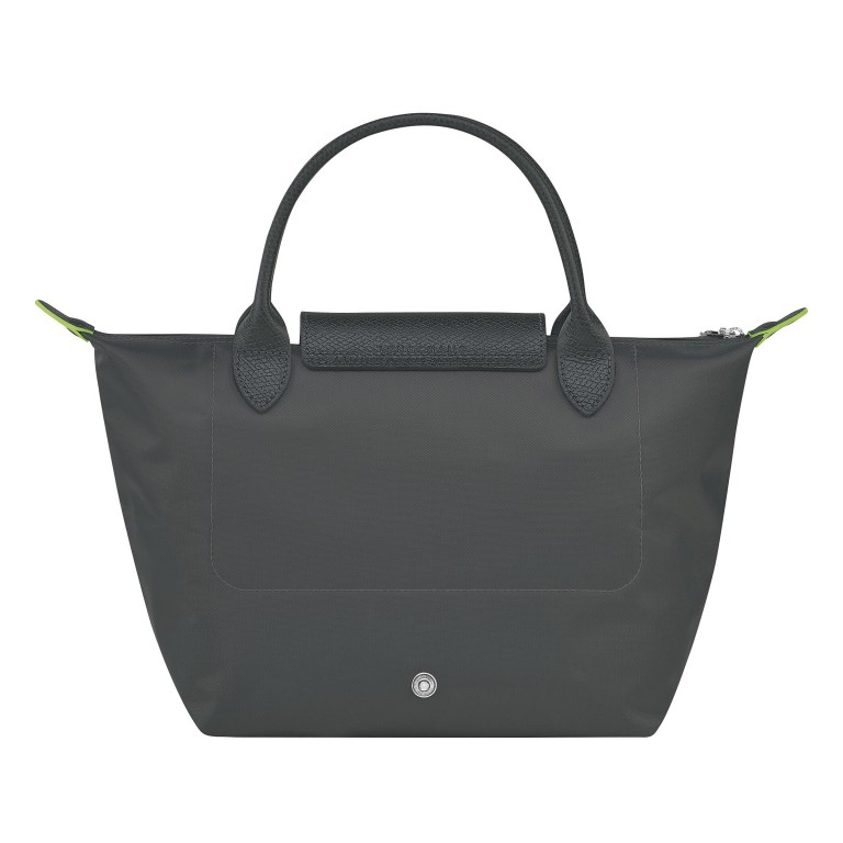 Handtasche Le Pliage Green Handtasche S, Farbe: schwarz, anthrazit, blau/petrol, braun, cognac, taupe/khaki, grün/oliv, rot/weinrot, flieder/lila, rosa/pink, orange, gelb, Marke: Longchamp, Abmessungen in cm: 23x22x14, Bild 3 von 7