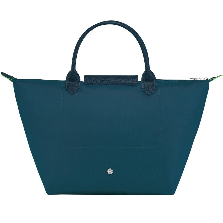 Handtasche Le Pliage Green Handtasche M, Farbe: schwarz, anthrazit, blau/petrol, grün/oliv, rot/weinrot, flieder/lila, Marke: Longchamp, Abmessungen in cm: 30x28x20, Bild 3 von 5