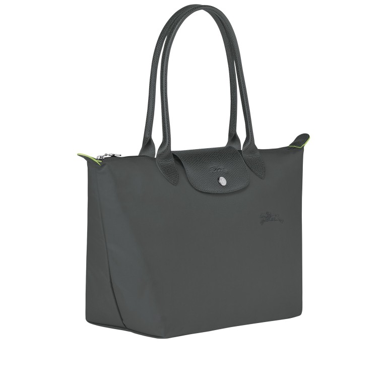 Shopper Le Pliage Green Shopper S, Farbe: schwarz, anthrazit, blau/petrol, braun, cognac, taupe/khaki, grün/oliv, rot/weinrot, flieder/lila, rosa/pink, orange, gelb, Marke: Longchamp, Abmessungen in cm: 28x25x14, Bild 2 von 6