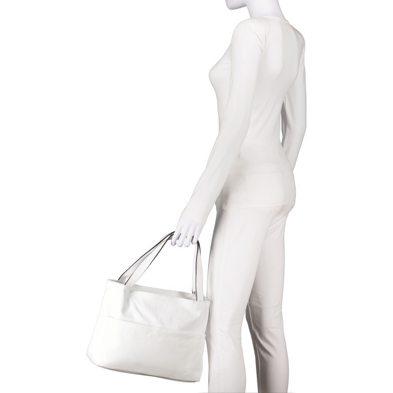 Handtasche Dollaro Taupe, Farbe: taupe/khaki, Marke: Hausfelder Manufaktur, EAN: 4065646006539, Abmessungen in cm: 31x25x12, Bild 4 von 9