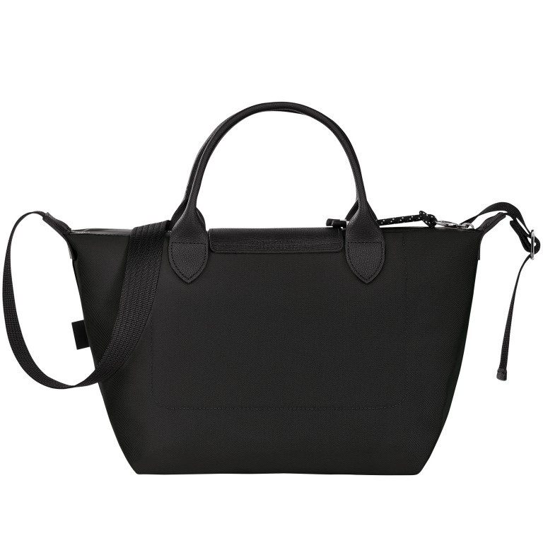 Handtasche Le Pliage Energy Handtasche S, Farbe: schwarz, blau/petrol, braun, taupe/khaki, rot/weinrot, beige, weiß, Marke: Longchamp, Abmessungen in cm: 25.5x22x16, Bild 3 von 4