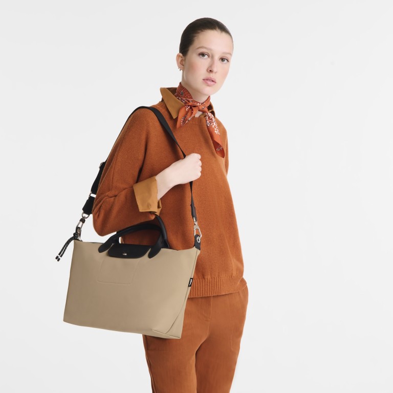 Handtasche Le Pliage Energy Handtasche M Schwarz, Farbe: schwarz, Marke: Longchamp, EAN: 3597922164240, Abmessungen in cm: 31x26x17, Bild 4 von 6