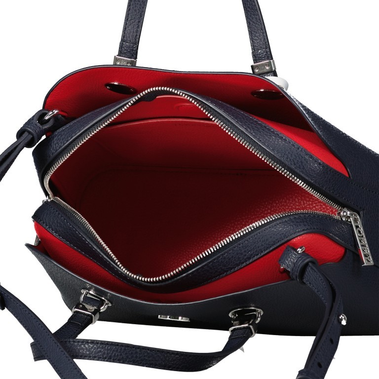 Handtasche Core Medium Satchel Black, Farbe: schwarz, Marke: Tommy Hilfiger, Abmessungen in cm: 28x19x12, Bild 7 von 7