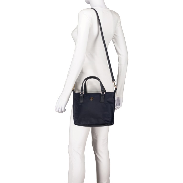 Handtasche Poppy Small Tote Black, Farbe: schwarz, Marke: Tommy Hilfiger, EAN: 8720114065390, Abmessungen in cm: 29x22x15, Bild 5 von 7