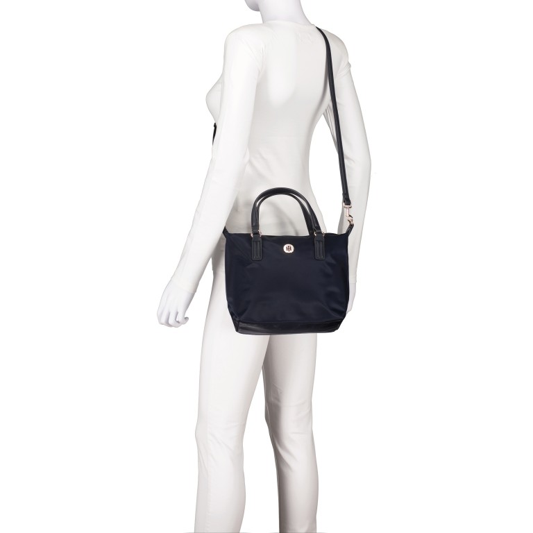 Handtasche Poppy Small Tote Black, Farbe: schwarz, Marke: Tommy Hilfiger, EAN: 8720114065390, Abmessungen in cm: 29x22x15, Bild 6 von 7