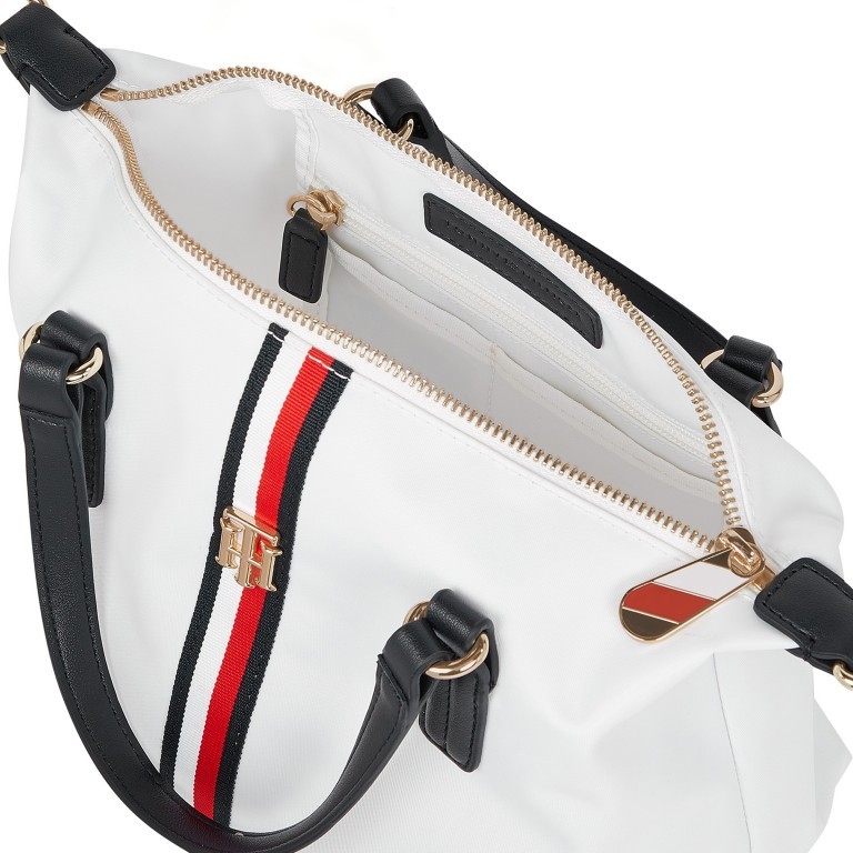 Handtasche Poppy Small Tote Navy Corporate, Farbe: blau/petrol, Marke: Tommy Hilfiger, EAN: 8720116547825, Abmessungen in cm: 29x22x15, Bild 3 von 3