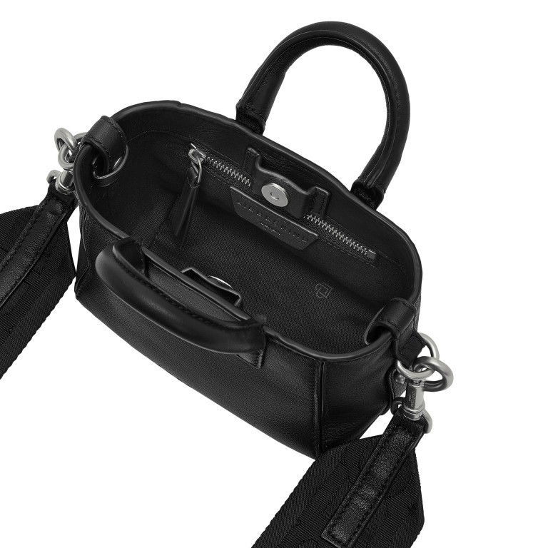 Handtasche Chelsea Kodiaq Shopper XS Black, Farbe: schwarz, Marke: Liebeskind Berlin, EAN: 4064657016520, Abmessungen in cm: 15.5x11.5x8, Bild 7 von 8