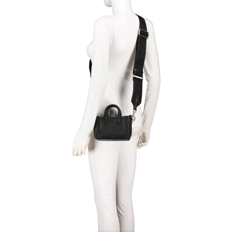 Handtasche Chelsea Kodiaq Shopper XS Black, Farbe: schwarz, Marke: Liebeskind Berlin, EAN: 4064657016520, Abmessungen in cm: 15.5x11.5x8, Bild 6 von 8