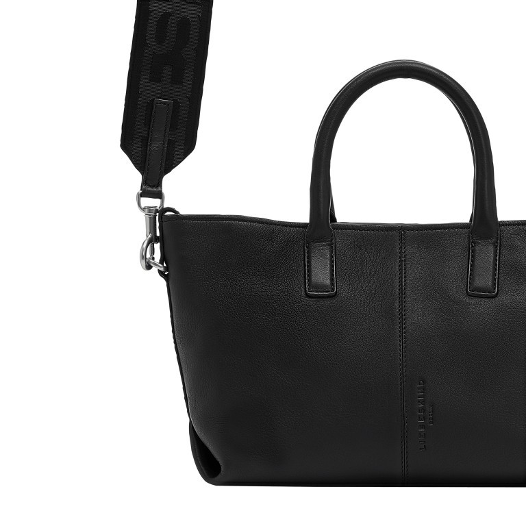 Handtasche Chelsea Kodiaq Shopper S Black, Farbe: schwarz, Marke: Liebeskind Berlin, EAN: 4064657016605, Abmessungen in cm: 20.5x27x12, Bild 8 von 8