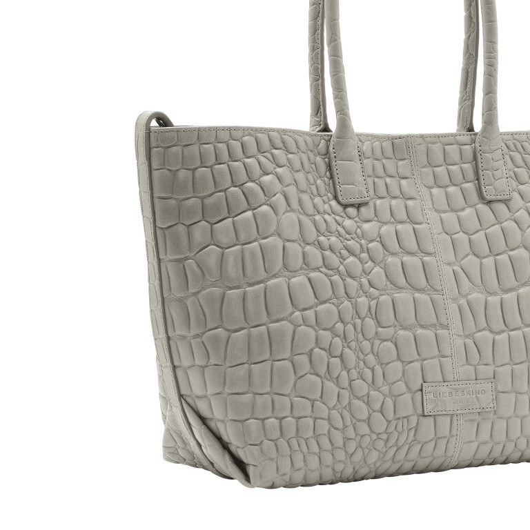Shopper Waxy Kroko Chelsea Titan, Farbe: grau, Marke: Liebeskind Berlin, EAN: 4064657015684, Abmessungen in cm: 36x29x15, Bild 7 von 7