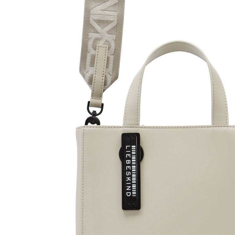 Tasche Paper Bag Tote S Carter Oatmilk, Farbe: beige, Marke: Liebeskind Berlin, EAN: 4064657018944, Abmessungen in cm: 22x25x12, Bild 5 von 5