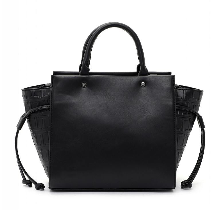 Handtasche Juliane Black, Farbe: schwarz, Marke: Tamaris, EAN: 4063512071315, Abmessungen in cm: 37x32.5x15, Bild 3 von 5