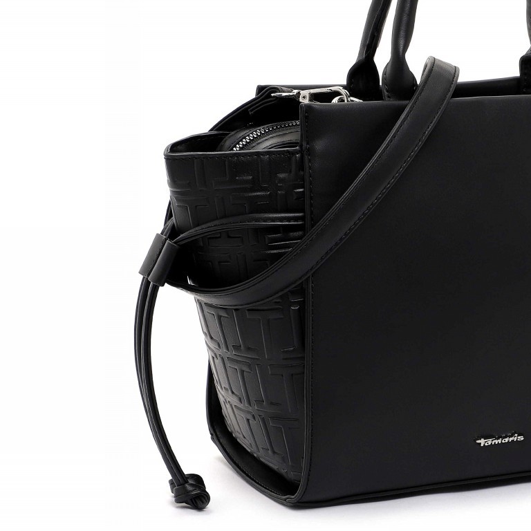 Handtasche Juliane Black, Farbe: schwarz, Marke: Tamaris, EAN: 4063512071315, Abmessungen in cm: 37x32.5x15, Bild 5 von 5