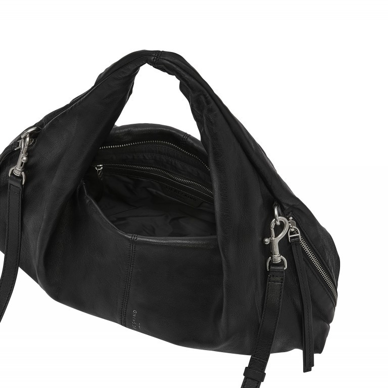 Tasche Scarlet Satchel M Black, Farbe: schwarz, Marke: Liebeskind Berlin, EAN: 4064657038379, Abmessungen in cm: 42x18.5x11.5, Bild 4 von 5