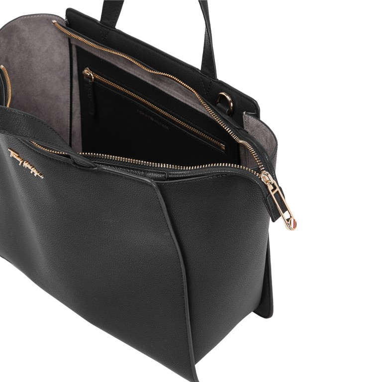 Handtasche Joy Soft Tote Black, Farbe: schwarz, Marke: Tommy Hilfiger, EAN: 8720117910895, Abmessungen in cm: 44x31x14, Bild 4 von 4