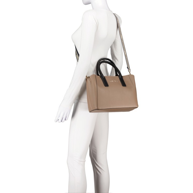 Handtasche Cous Taupe Nero, Farbe: taupe/khaki, Marke: Valentino Bags, EAN: 8058043788104, Abmessungen in cm: 31.5x21.5x12, Bild 6 von 8
