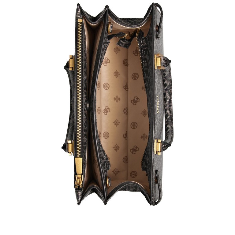 Handtasche Atene Charcoal Logo, Farbe: anthrazit, Marke: Guess, EAN: 0190231651482, Abmessungen in cm: 32x24x12, Bild 6 von 6