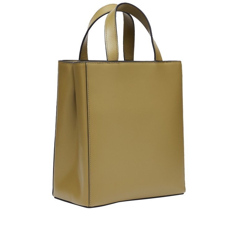 Handtasche Paper Bag Tote S Carter Matcha, Farbe: grün/oliv, Marke: Liebeskind Berlin, EAN: 4099593009459, Abmessungen in cm: 22x25x12, Bild 2 von 5
