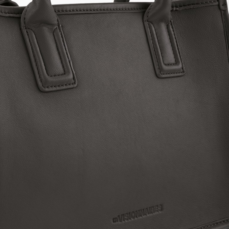 Tasche Soft Volume Lena Silky Leather Black, Farbe: schwarz, Marke: Les Visionnaires, EAN: 4262371042775, Abmessungen in cm: 28x34x15, Bild 4 von 4