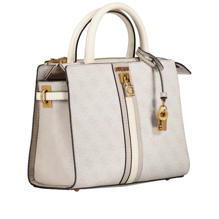 Handtasche Ginevra Logo Stone, Farbe: beige, Marke: Guess, EAN: 0190231673132, Abmessungen in cm: 28.2x22x11.5, Bild 2 von 7