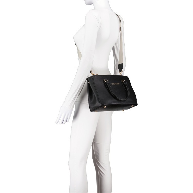 Handtasche Zero Relove Recycle Nero, Farbe: schwarz, Marke: Valentino Bags, EAN: 8054942029270, Abmessungen in cm: 29x20x13, Bild 6 von 8