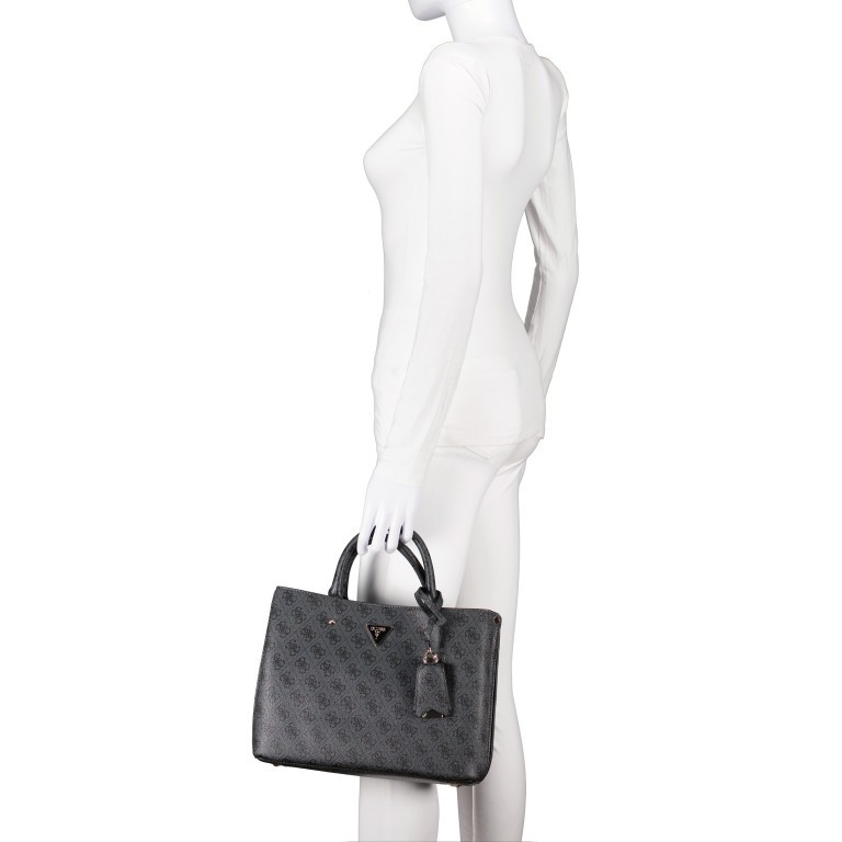 Handtasche Meridian 4g-logo Dove, Farbe: grau, Marke: Guess, EAN: 0190231847731, Abmessungen in cm: 32x24x12, Bild 5 von 9