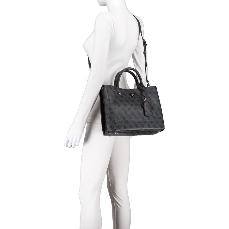Handtasche Meridian 4g-logo Dove, Farbe: grau, Marke: Guess, EAN: 0190231847731, Abmessungen in cm: 32x24x12, Bild 7 von 9