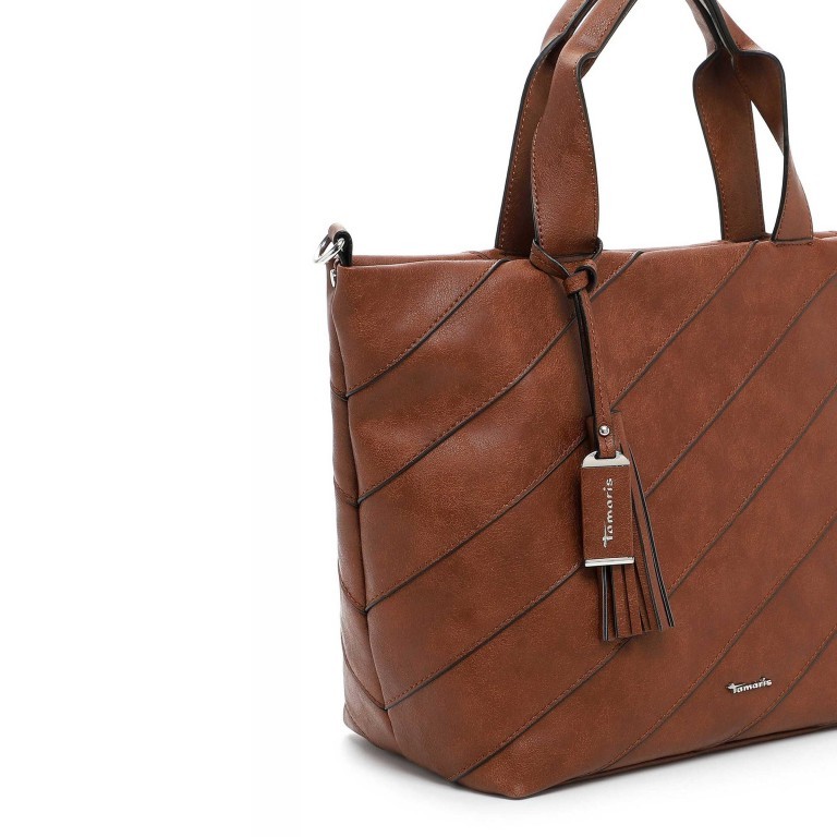 Handtasche Anabell Cognac, Farbe: cognac, Marke: Tamaris, EAN: 4063512110588, Abmessungen in cm: 29x18x16, Bild 5 von 5
