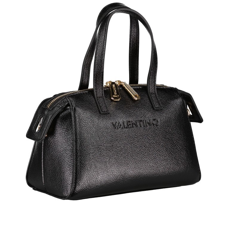Handtasche Manhattan Relove Recycle, Farbe: schwarz, blau/petrol, weiß, Marke: Valentino Bags, Abmessungen in cm: 23x15x11.5, Bild 2 von 7