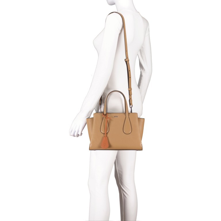 Handtasche Liriel Tote Bag Medium Beige, Farbe: cognac, Marke: BOSS, EAN: 4063541152399, Abmessungen in cm: 30x19.5x12, Bild 5 von 7