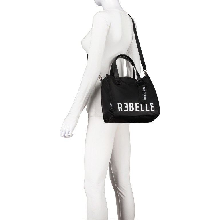 Handtasche Poppy Plum, Farbe: flieder/lila, Marke: Rebelle, EAN: 8058189276367, Abmessungen in cm: 26.5x22x14, Bild 6 von 7